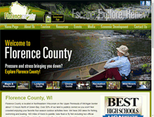 Tablet Screenshot of exploreflorencecounty.com